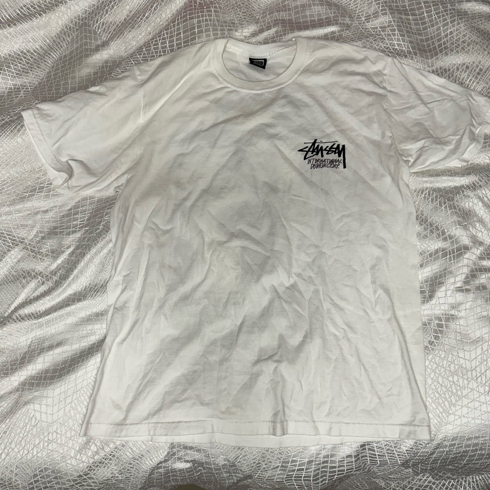 White Stussy International Design Corp Tee